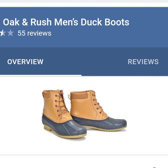oak and rush duck boots